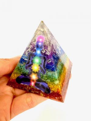 Piramide de orgon con Buda 7 chakras