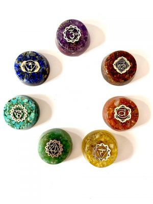 set de orgones de 7 chakras