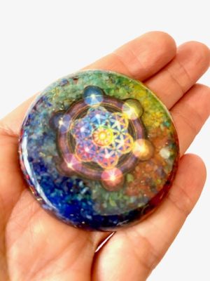 orgon con cubo de metatron
