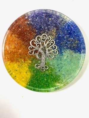 plato orgon con arbol de la vida