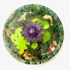 plato portaincienso de orgon con peces kois