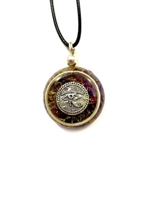 colgante de orgon con ojo de horus