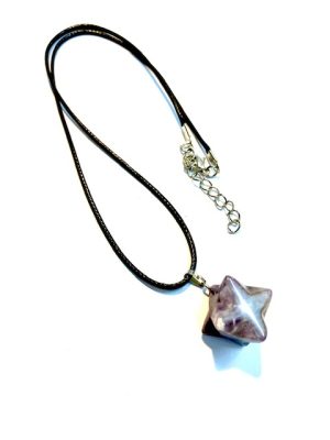 Colgante de merkaba con amatista