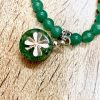 pulsera con orgon de trebol