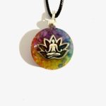 colgante orgon flor de loto