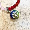pulsera con orgon flor de loto