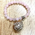 pulsera con orgon flor de loto