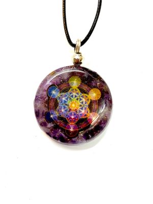 colgante de orgon cubo de metatron
