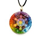 colgante de orgon conn cubo de metatron