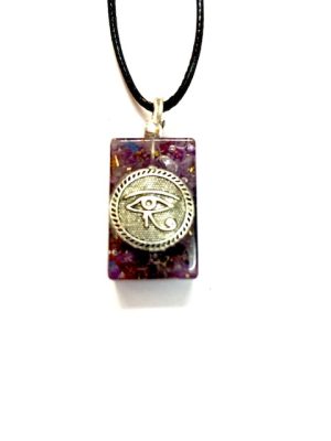 colgante de orgon con ojo de horus
