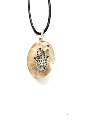 colgante de orgon con mano de fatima