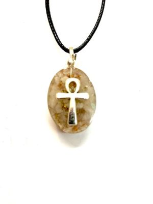 colgante de orgon con cruz ankh