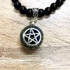 pulsera de onix con orgon de pentaculo