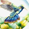 cuadro con colibri mensajero