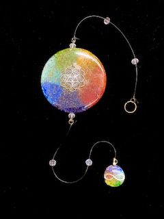 colgante de pared orgon con merkabah