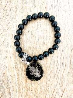 pulsera orgon con mano de fatima