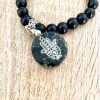 pulsera orgon con mano de fatima