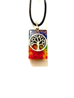 colgante orgon con arbol de la vida