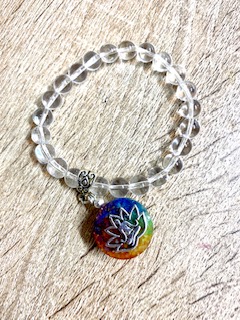 pulsera de cristales con orgon