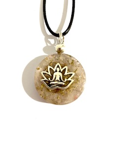 colgante de orgon flor de loto