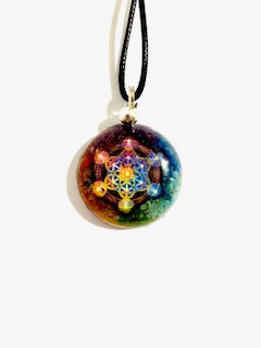 colgante orgon cubo de metatron